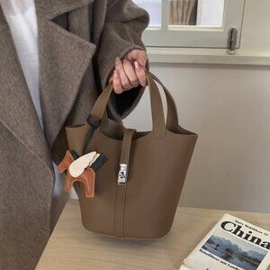 Classic Mini Top Handle Bucket Bag